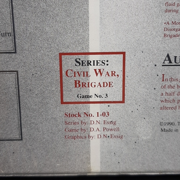 The Gamers August Fury The Second Battle of Manassas Game Sealed New Old Stock - Picture 7 of 8